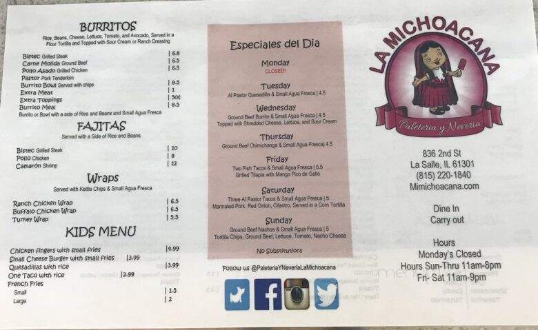 La Michoacana - LaSalle, IL