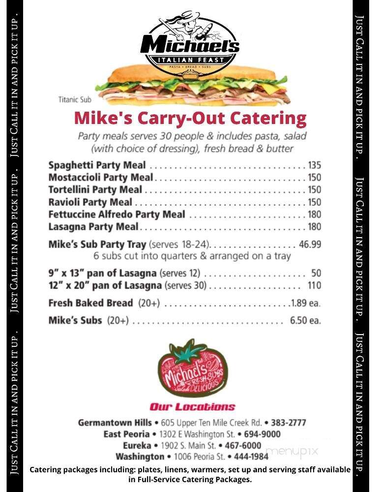 Michaels Italian Feast - Washington, IL