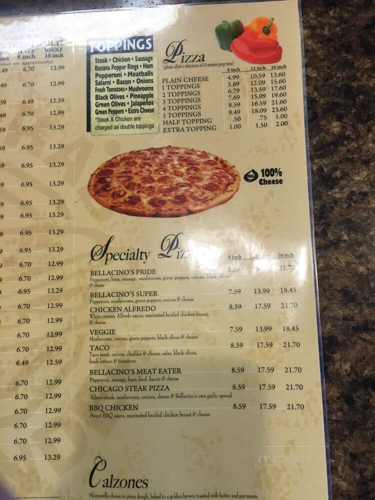 Bellacino's Pizza and Grinders - Morris, IL