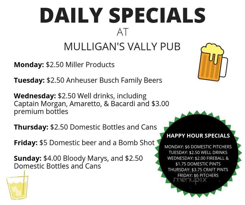 Mulligan's Valley Pub - Coal Valley, IL