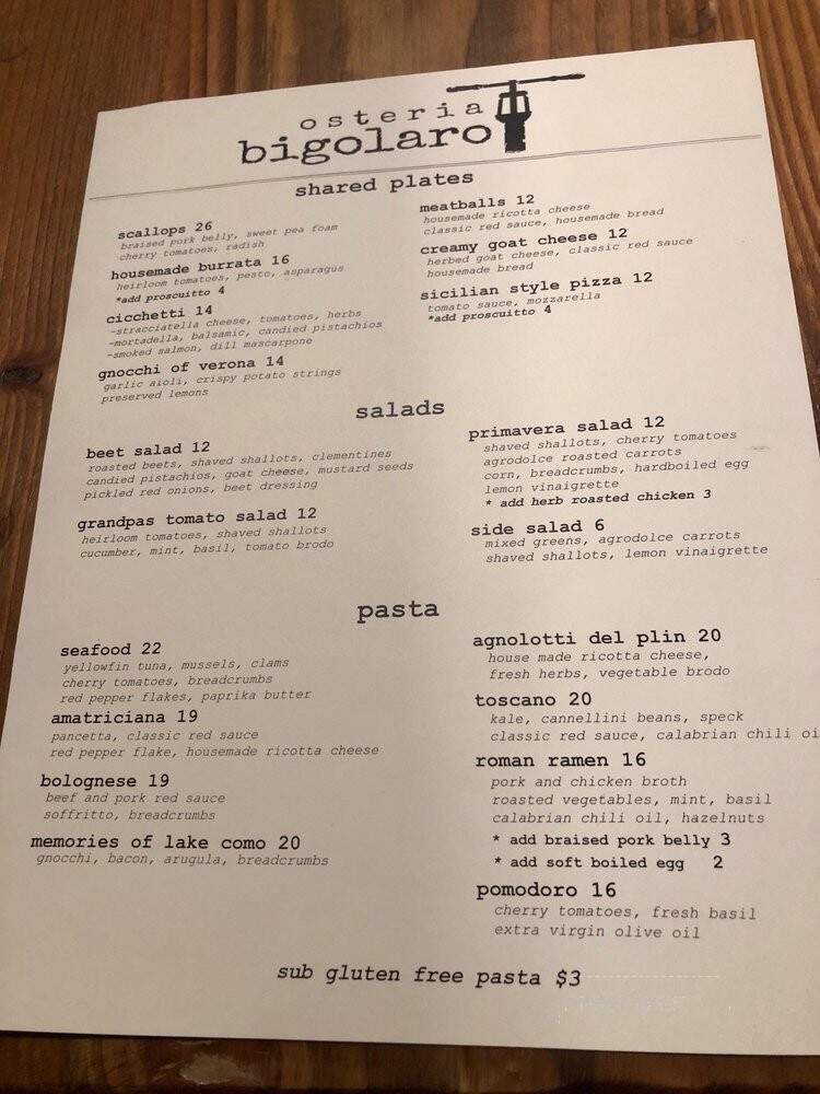 Osteria Bigolaro - Geneva, IL