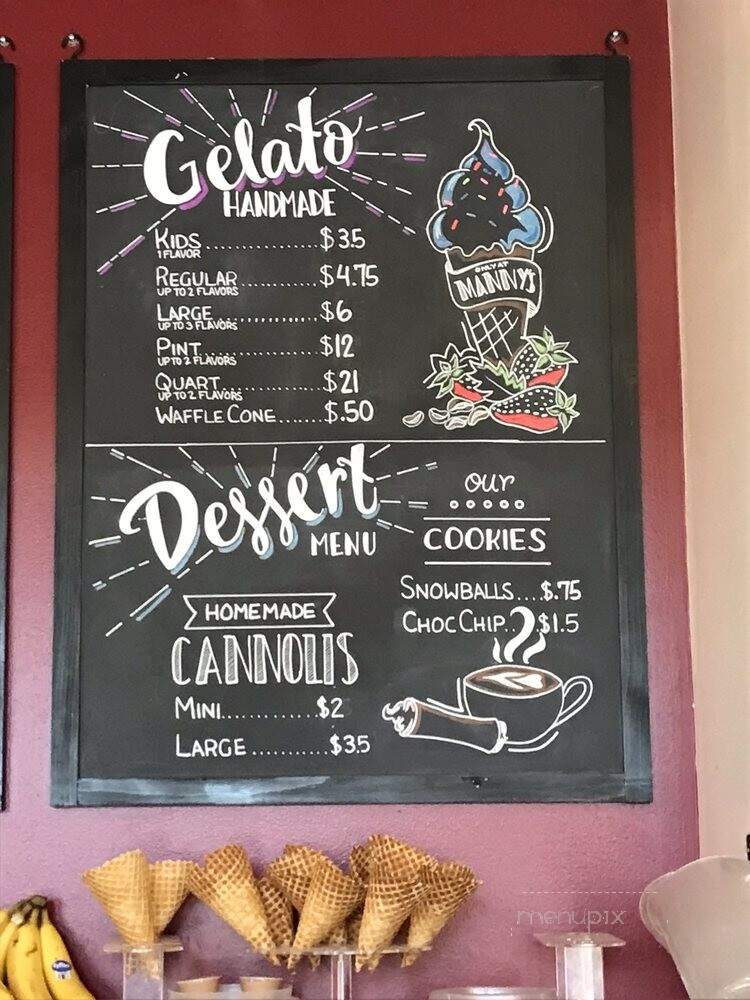 Manny's Handcrafted Gelato & Cafe - Huntley, IL