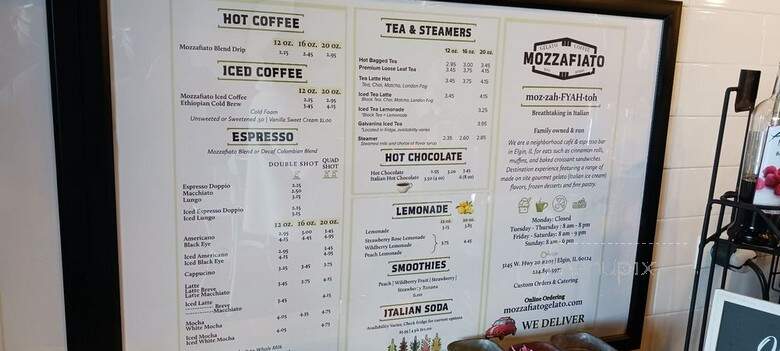 Mozzafiato Gelato and Coffee - Elgin, IL