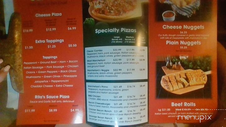 Pizzas By Marchelloni - Fairbury, IL