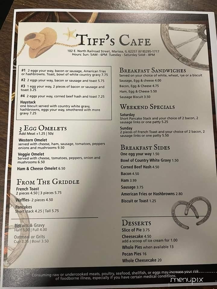 Tiff's Cafe - Marissa, IL