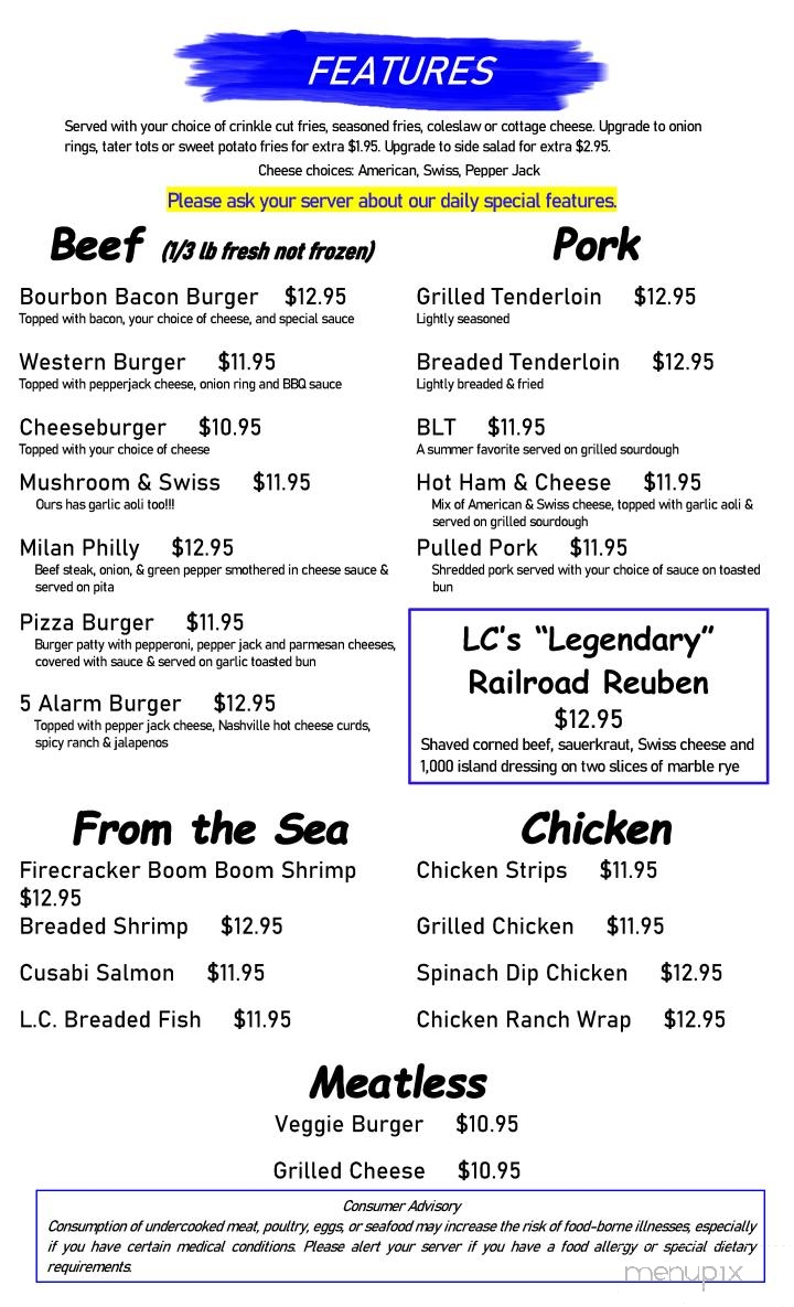 Legends Corner Bar & Grille - Milan, IL