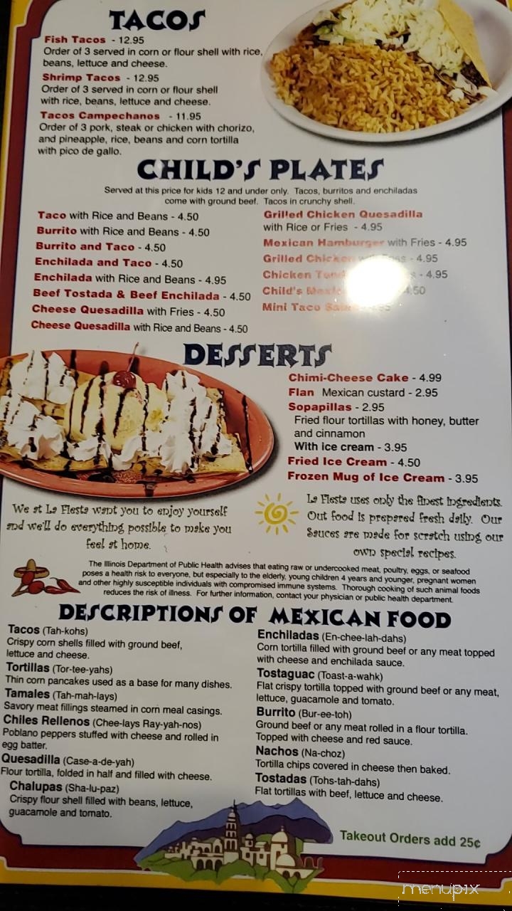 La Fiesta Mexican Restaurant - Canton, IL