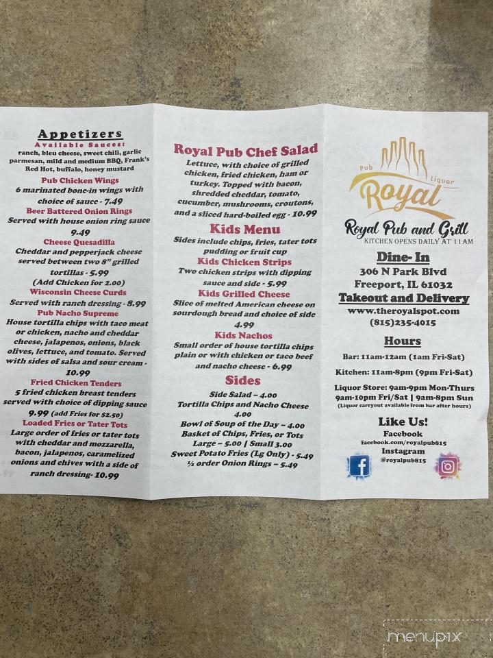 Royal Pub and Grill - Freeport, IL