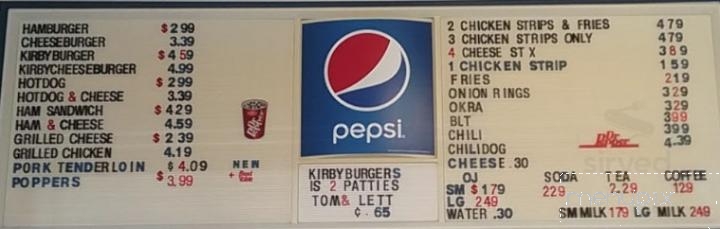 Kirby's Sandwich Shop - Sikeston, MO